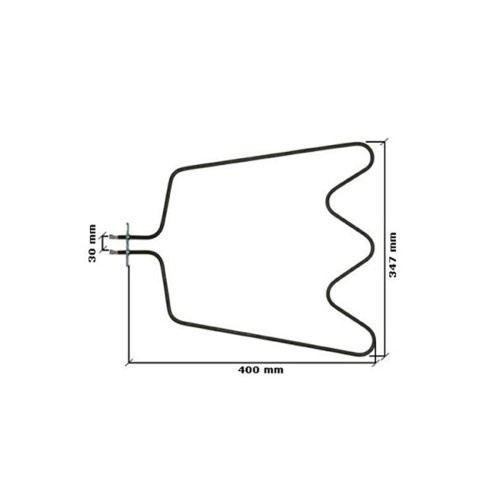 Rezistență inferioară cuptor electric Whirlpool, Bauknecht, Privileg, Ikea 480121101147, 481225998421