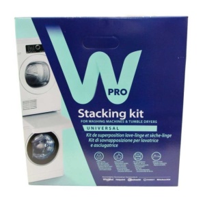 Kit suprapunere mașină de spălat & uscător universal Wpro cu sertar, 60x60 cm - Img 3