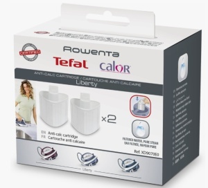 Set cartușe filtru anticalcar stații de calcat Rowenta, Tefal Original XD9070E0 - Img 1