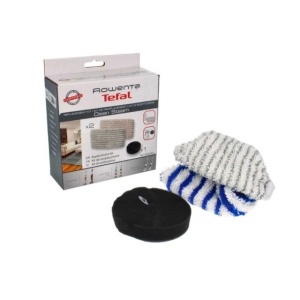 Kit filtre Rowenta Original ZR005804 – 2 lavete mop + 1 filtru spumă aspirator cu aburi - Img 1