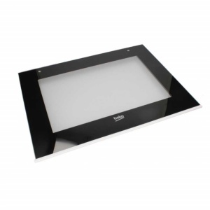 Geam exterior ușă cuptor, aragaz Beko Original 210442325