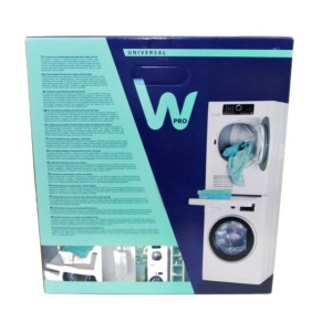 Kit suprapunere mașină de spălat & uscător universal Wpro cu sertar, 60x60 cm - Img 2