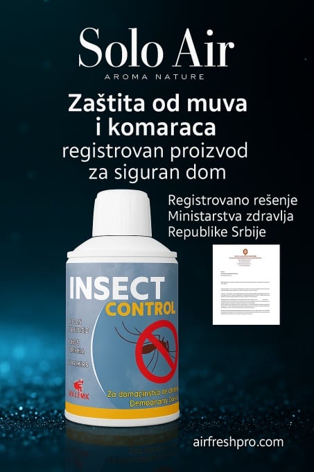 Sprej protiv muva i insekata – dopuna za automatske osveživače