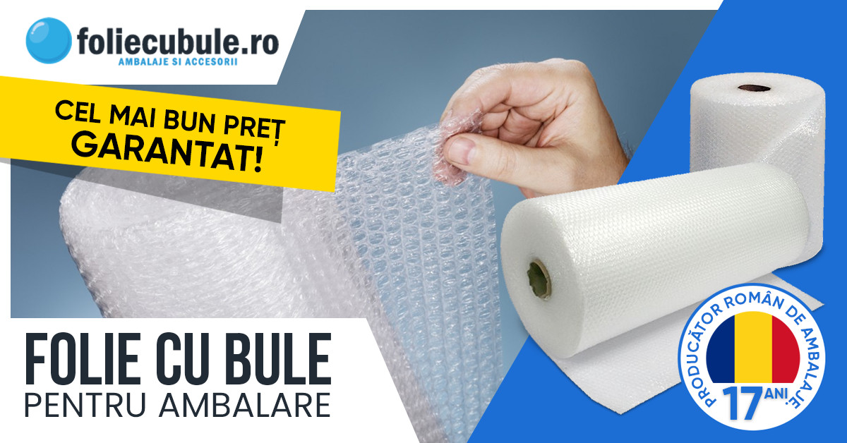 Cum ambalez un colet in folie cu bule ?