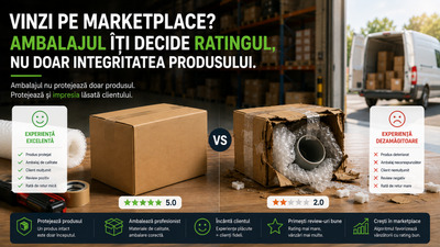 Vinzi pe marketplace? Ambalajul iti decide ratingul, nu doar integritatea produsului