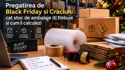Pregatirea de Black Friday si Craciun: cat stoc de ambalaje iti trebuie si cum il calculezi