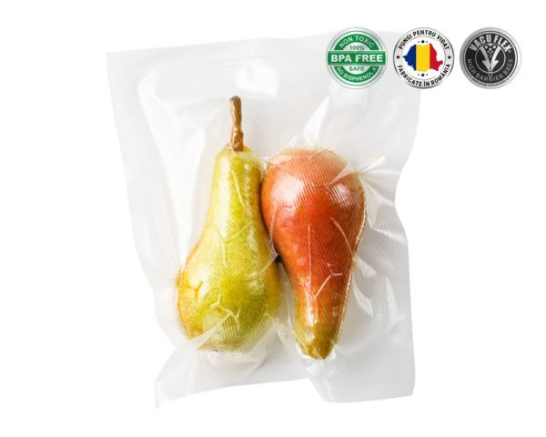 Set 2 Role pungi vidare gofrate 200mm x 5,0m ( 10m /set de 2 role ) - imagine 3