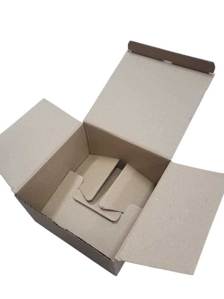 Set 25 buc Cutie carton Natur 180 x 180 x 100 mm - imagine 2