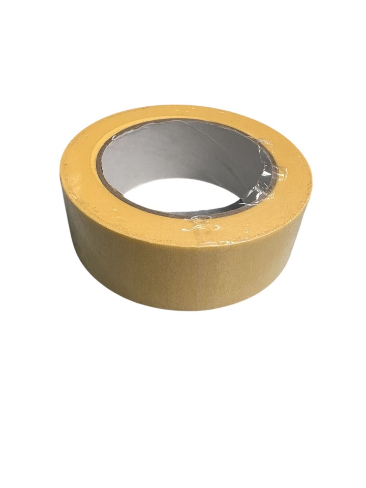 1 buc Banda mascare hartie galbena, Adeziv SOLVENT, 38mm x 40