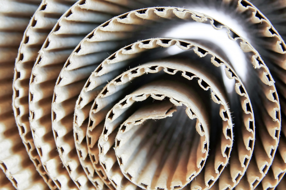 30 mp Carton ondulat CO2 - 220gr./mp - 1,00 m latime x 30,0 lungime - imagine 4