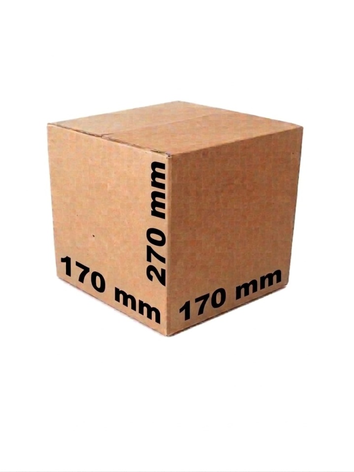 50 buc Cutie carton NATUR 170 x 170 x 270 mm