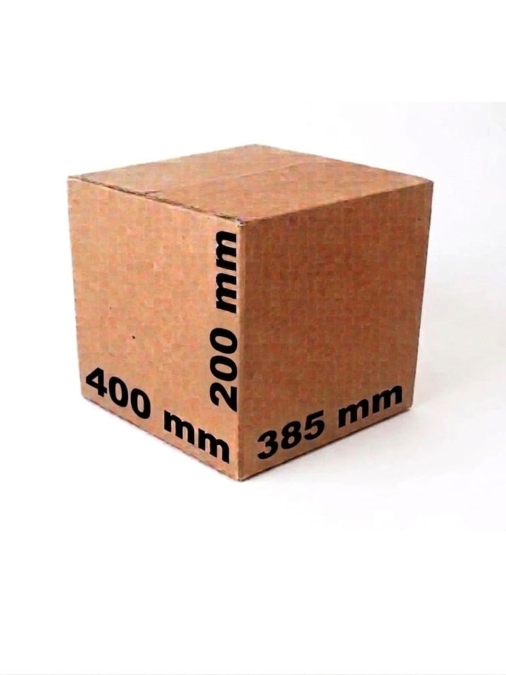 1 buc Cutie carton NATUR 400 x 385 x 200 mm - 5 straturi