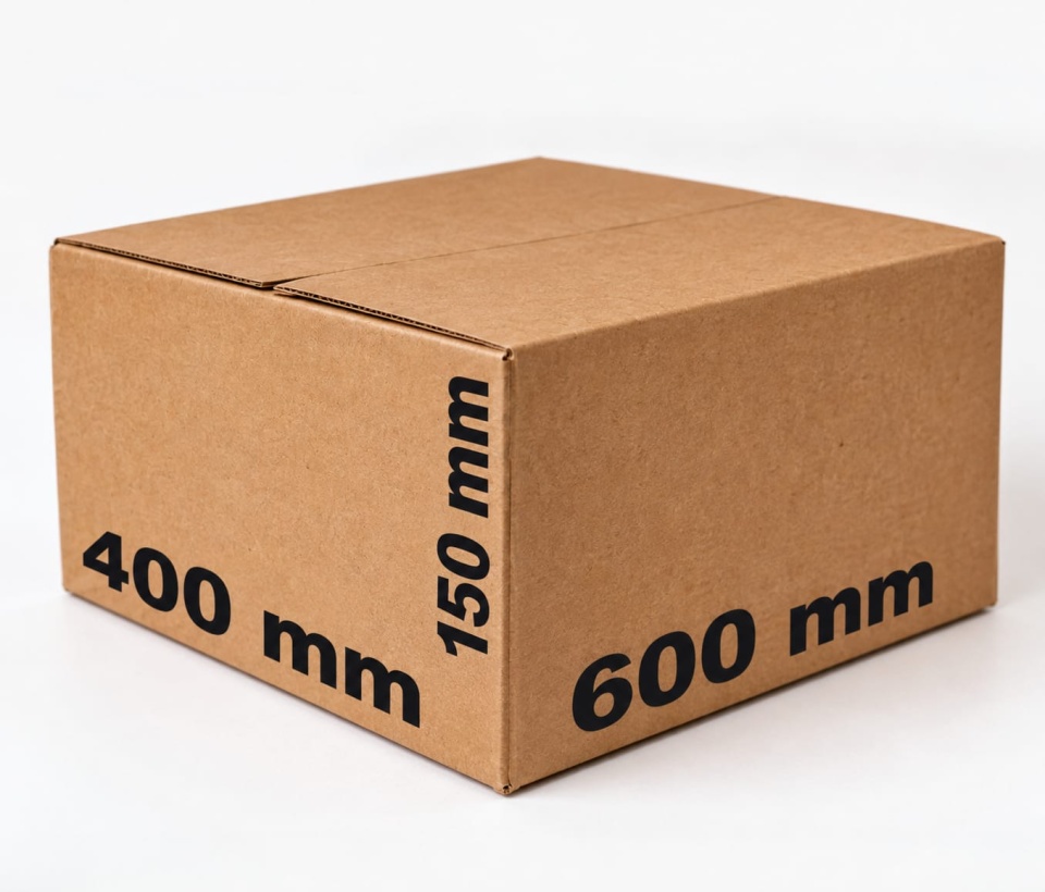 15 buc Cutie carton NATUR 600 x 400 x 150 mm - 5 straturi