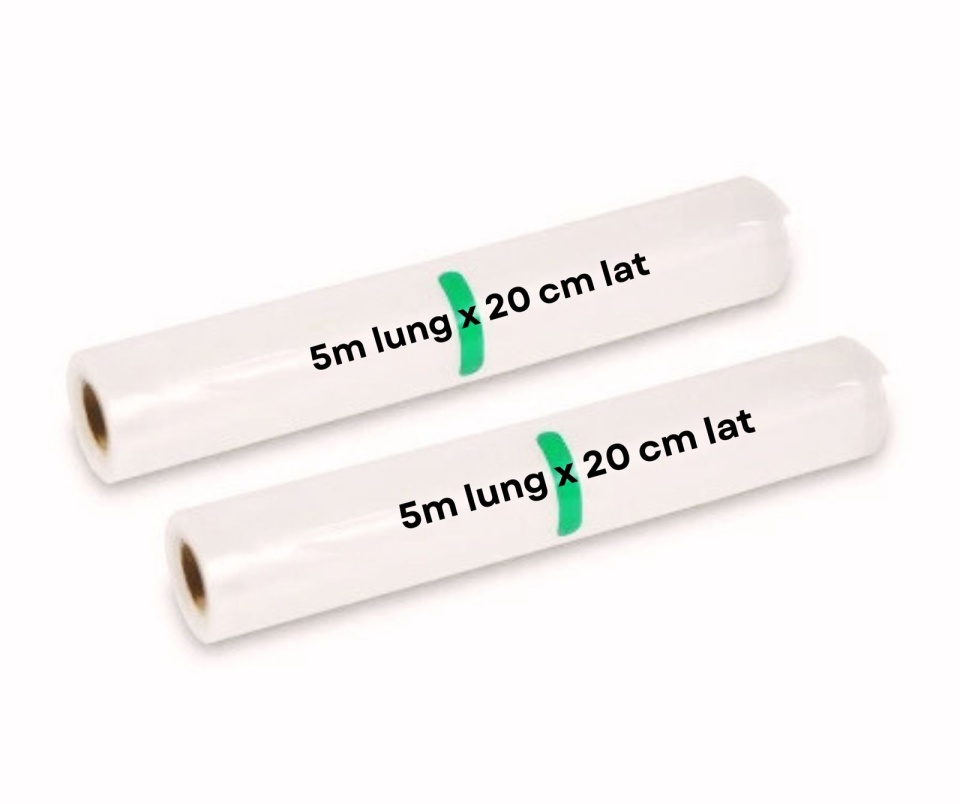 Set 2 Role pungi vidare gofrate 200mm x 5,0m ( 10m /set de 2 role )