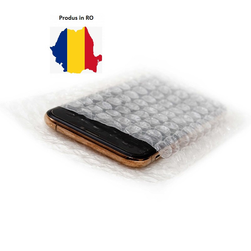 OFERTA ! 100 buc Punga folie cu bule , 350 x 350 + 50 mm cu clapeta sigilare permanenta, 3 straturi 120 gr/mp superprotectie