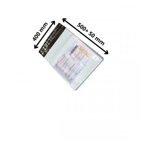 1 buc pungi curierat cu AWB (tip A3 + ) 400 x 500 mm + 50 clapeta cu buzunar AWB