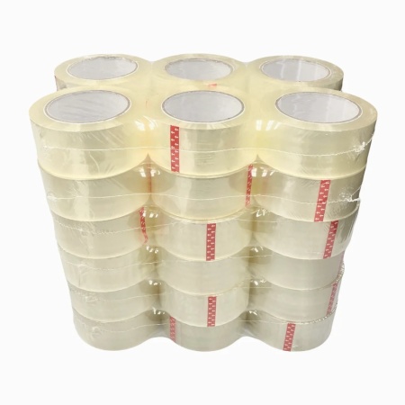 SKIR'CO 36 Rotoli Nastro Da Imballaggio Trasparente 48 Mm X 60 M - Adesivo Acrilico Per Pacchi E Scatole