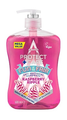 600ml Săpun lichid Antibacterian Protect & Care - Raspberry Ripple