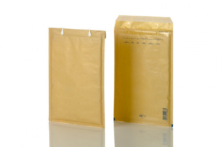 20buc Pungi plic ANTISOC B12 - 140 x 230 + 50 mm - set 20buc Kraft