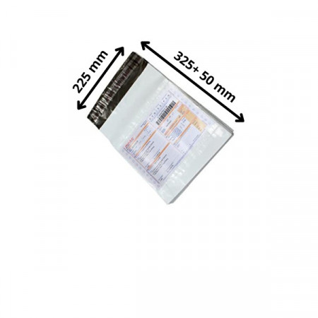 100 buc pungi curierat cu AWB (tip A4 + ) 225 x 325 mm + 50 clapeta cu buzunar AWB