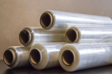 6 buc Folie Stretch manual TRansparent - 2,8 kg / rola 500 mm , 23 my