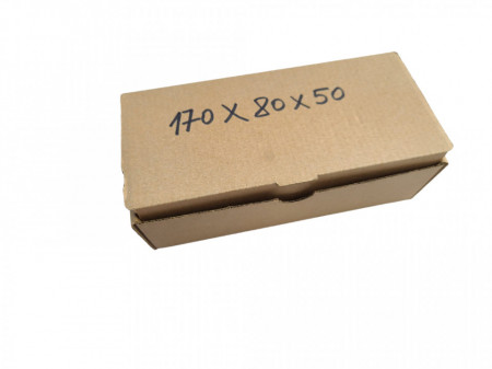 Set 100 buc Cutie carton 170 x 80 x 50 natur/kraft