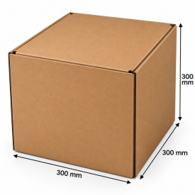 60 buc Cutie carton NATUR 300 x 300 x 300 mm