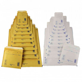 100buc Pungi plic ANTISOC B12 - 140 x 230 + 50 mm - set 100buc Kraft