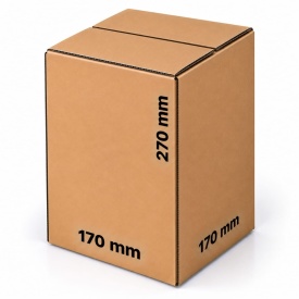 25 buc Cutie carton NATUR 170 x 170 x 270 mm