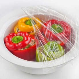 300m Folie Stretch alimentara + dispenser latime 30 cm