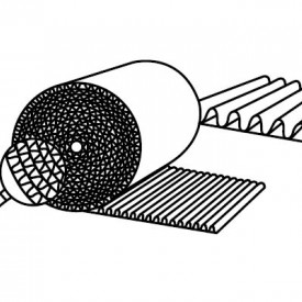 48 mp Carton ondulat CO2 - PREMIUM 300 gr./mp - 1,20 m latime x 40,0 lungime