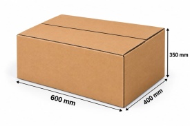 1 buc Cutie carton NATUR 600 x 400 x 350 mm - 5 straturi