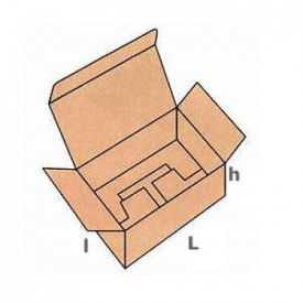 25 buc Cutie carton NATUR 435 x 245 x 160 mm - set 25 buc