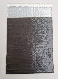 50 buc Pungi plic NEGRU ANTISOC cu bule PLASTIC - 230 x 320 + 50 (A4) mm cu banda adeziva permanenta