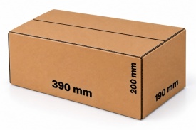 25 buc Cutie carton NATUR 390 x 190 x 200 mm