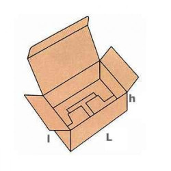 100 buc Cutie carton NATUR 220 x 175 x 155 mm