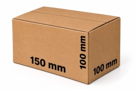 Set 25 buc Cutie carton Natur 150 x 100 x 100 mm