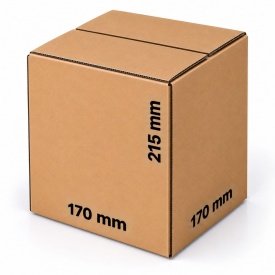 Set 25 buc Cutie carton NATUR 170 x 170 x 215 mm