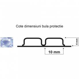 1 mp Folie cu bule 50 gr/mp - disponibil la 30mp, 40mp, 50mp, sau 100mp