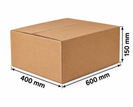 15 buc Cutie carton NATUR 600 x 400 x 150 mm