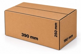 25 buc Cutie carton NATUR 390 x 190 x 250 mm