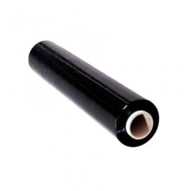 Set 6 buc Folie Stretch manual NEGRU - 3 kg / rola 500 mm , 23 my 