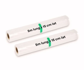 Set 2 Role pungi vidare gofrate 150mm x 5,0m ( 10m /set de 2 role )