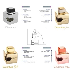 Set Cadou Al Haramain L'Aventure Collection 4 x 100ml - Apa de Parfum - Img 4