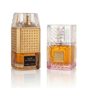 Pachet Lattafa Khamrah Dukhan 100ml + Wadi Al Dahaab 100ml - Apa de Parfum