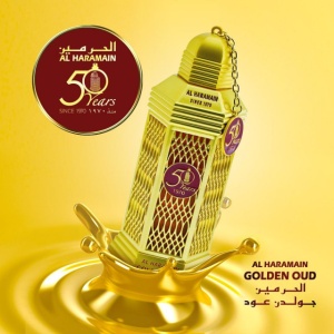 Al Haramain Golden Oud 100ml - Apa de Parfum - Img 1
