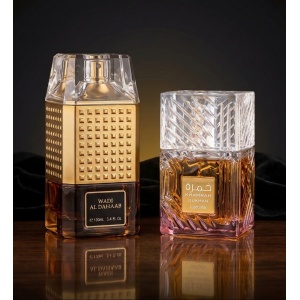 Lattafa Khamrah Dukhan 100ml + Wadi Al Dahaab 100ml - Apa de Parfum