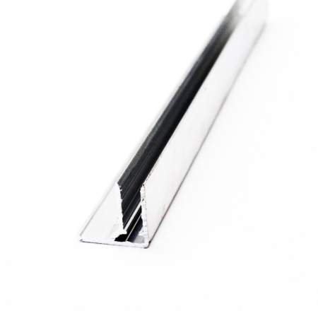Profil din aluminiu ELOXAT tip „F” 10mm cu picurător (pret pe BUCATA)