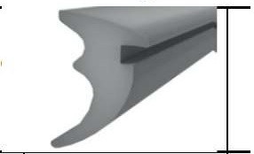 Garnitura EPDM profil Click Arcoplus