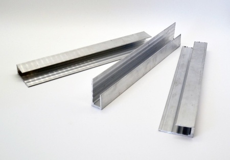 Profil din aluminiu ELOXAT de capăt tip „U” 10mm